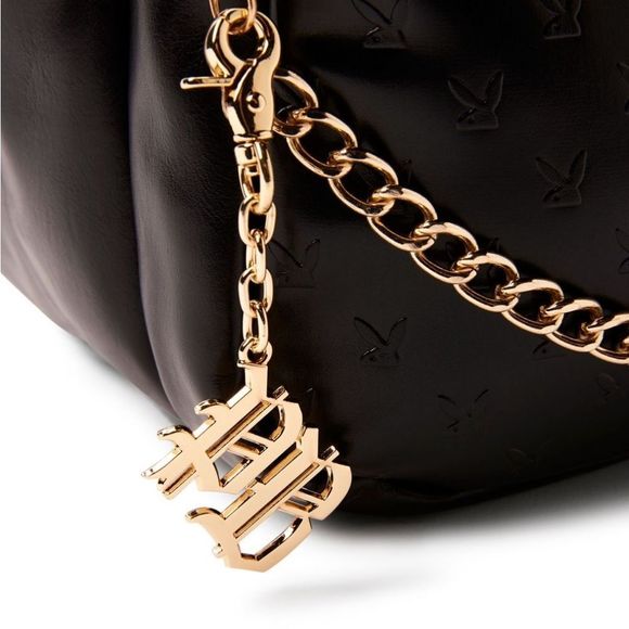 Playboy Black Embossed Playboy Bunny Mini Backpack main image 7
